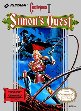 Castlevania II - Simon's Quest (USA) box cover front